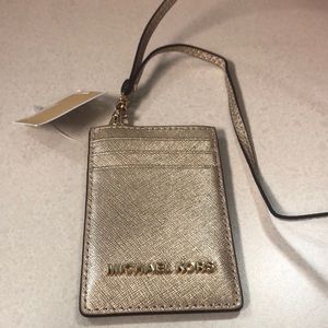 Michael Kors Jet Set Travel Lanyard ID Card Case